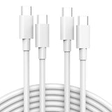 2 Pack 6.6FT USB C to USB C Fast Charging Cable for MacBook iPhone iPad Samsung