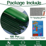 260 Dark Green Twisting Balloons, 100 Pack Skinny Magic for Parties & Decorations