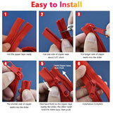 42 Yards #5 Nylon Coil Zippers Kit Sewing Zipper For Diy Sewing Crafts