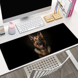 German Shepherd Dog Gaming Mouse Pad Gifts 31.5" X 11.8", Non-Slip Rubber Base Mousepads For Computers Laptop School Office Home Accessories Decor, Mouse Pad, Keyboard Desk Mat
