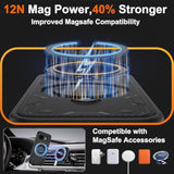 For Google Pixel-9A Case:Compatible With Magsafe & [Hd Screen Protector×2],Metal Rotated Kickstand,Military Grade Drop Proof Anti-Fingerprint Protective Case For Pixel 9A,Black