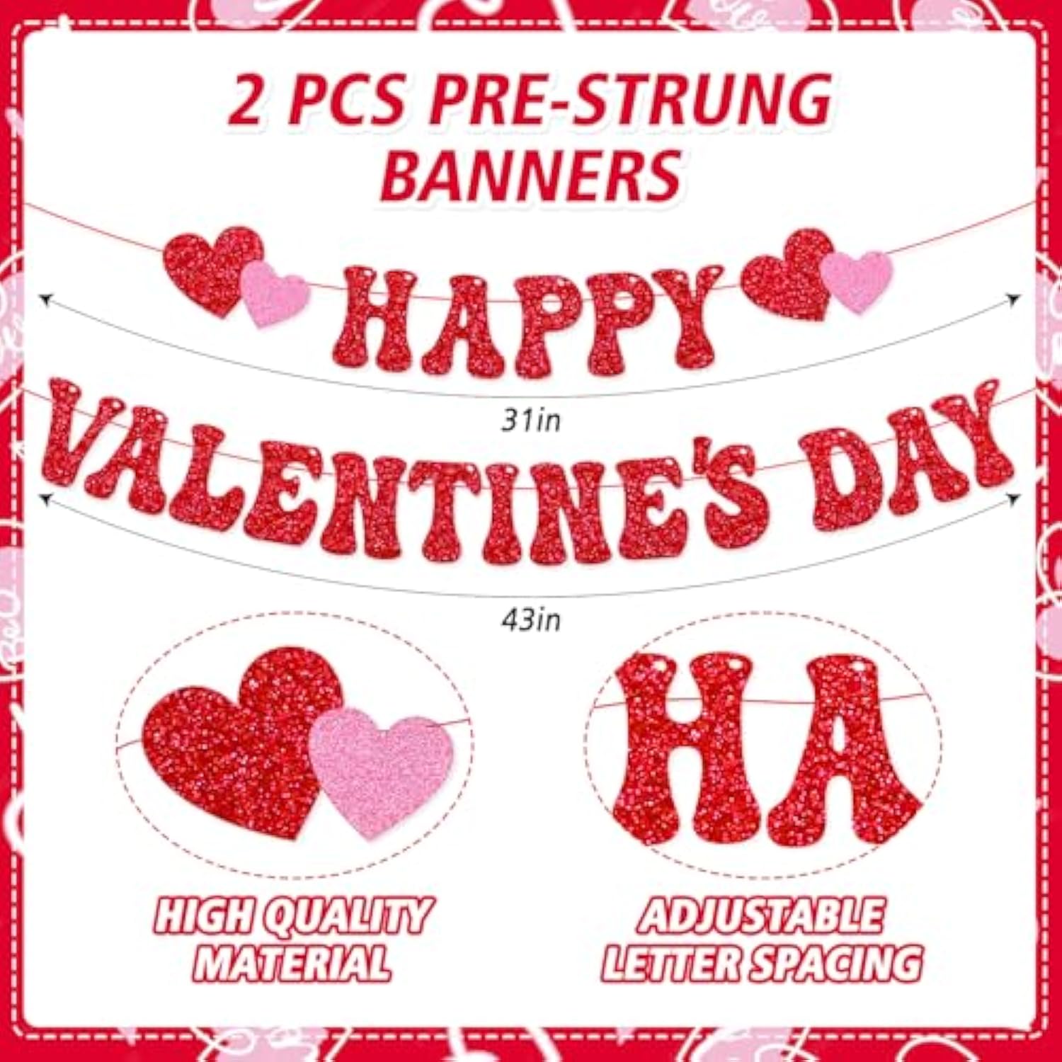 26 Pcs Happy Valentine’S Day Party Decorations 3D Red Heart Wall Decor For Boy Girl Happy Valentine’S Day Wedding Anniversary Party Supplies