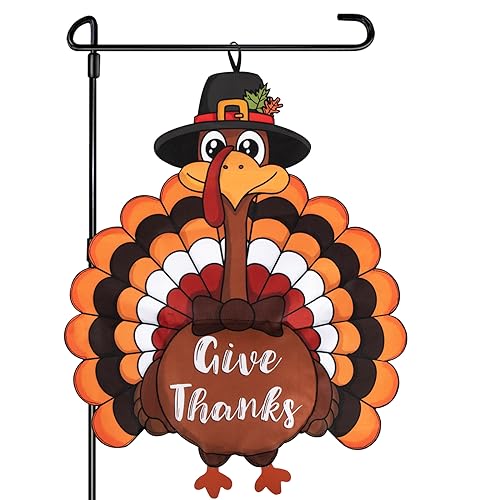 37" Happy Thanksgiving Halloween Outdoor Light Decor Fall Neon