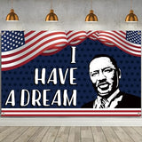 Martin Luther King Jr. Day Photo Backdrop for Photography I Have A Dream Banner African American Black History Month MLK Day Deocrations and Supplies for Home Classroom Office