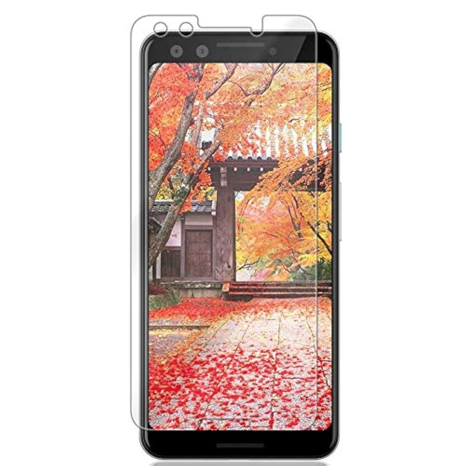 For Google Pixel 3 Tempered Glass Screen Protector - [2 Pack] [Anti-Scratch] For Google Pixel 3 High Clear Tempered Glass Screen Protector Front Bubble Free Protector