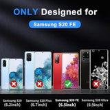 For Samsung Galaxy S20 Fe 5G Case,[Compatible With Magsafe] [Military Grade Drop Tested] Shockproof Magnetic Tough Rugged Protective Phone Case (Black)