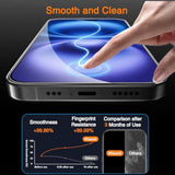 3 Pack Tempered Glass Screen Protector For Iphone 16 With 3 Pack Camera Lens Protector, 9H Hardness, Bubble Free, Case Friendly