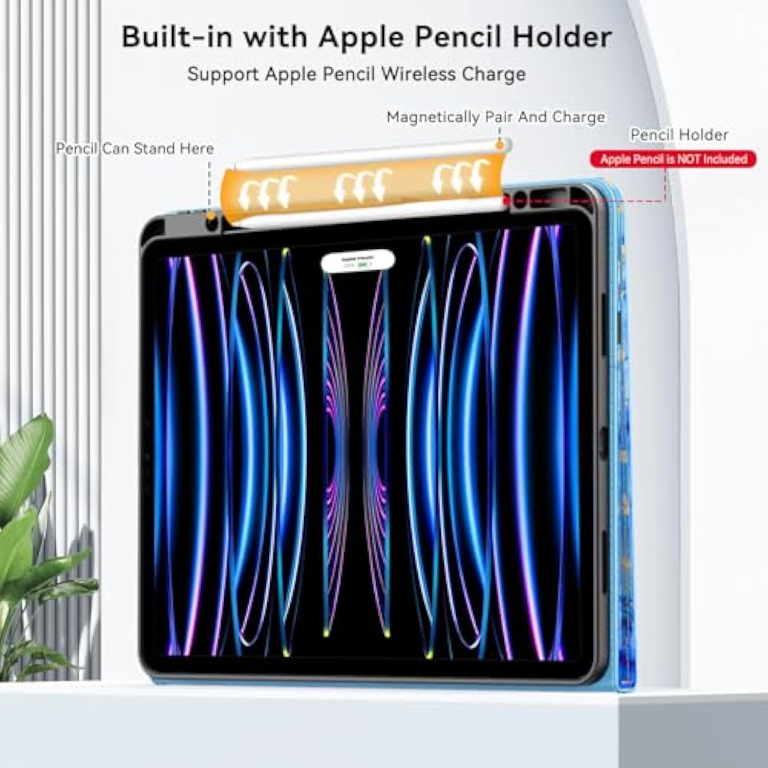 For New Ipad Pro 12.9 Case 6Th/5Th/4Th/3Rd Generation 2022/2021/2020/2018, 12.