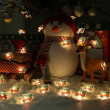 2 Pack Battery Operated Christmas Lights For Tree Decorations?7Ft 20 Leds Farmhouse Truck String Lights For Indoor Chris