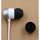 Eartip For Lg Hbs Series Wireless Earphone, Sml & Double Flange Silicone Replacement Earbud Gel Tip, Fit For Lg Hbs-750 770 800 810 900 910 Tone Pro Ultra Plus Infinim [4 Pair] (Black)