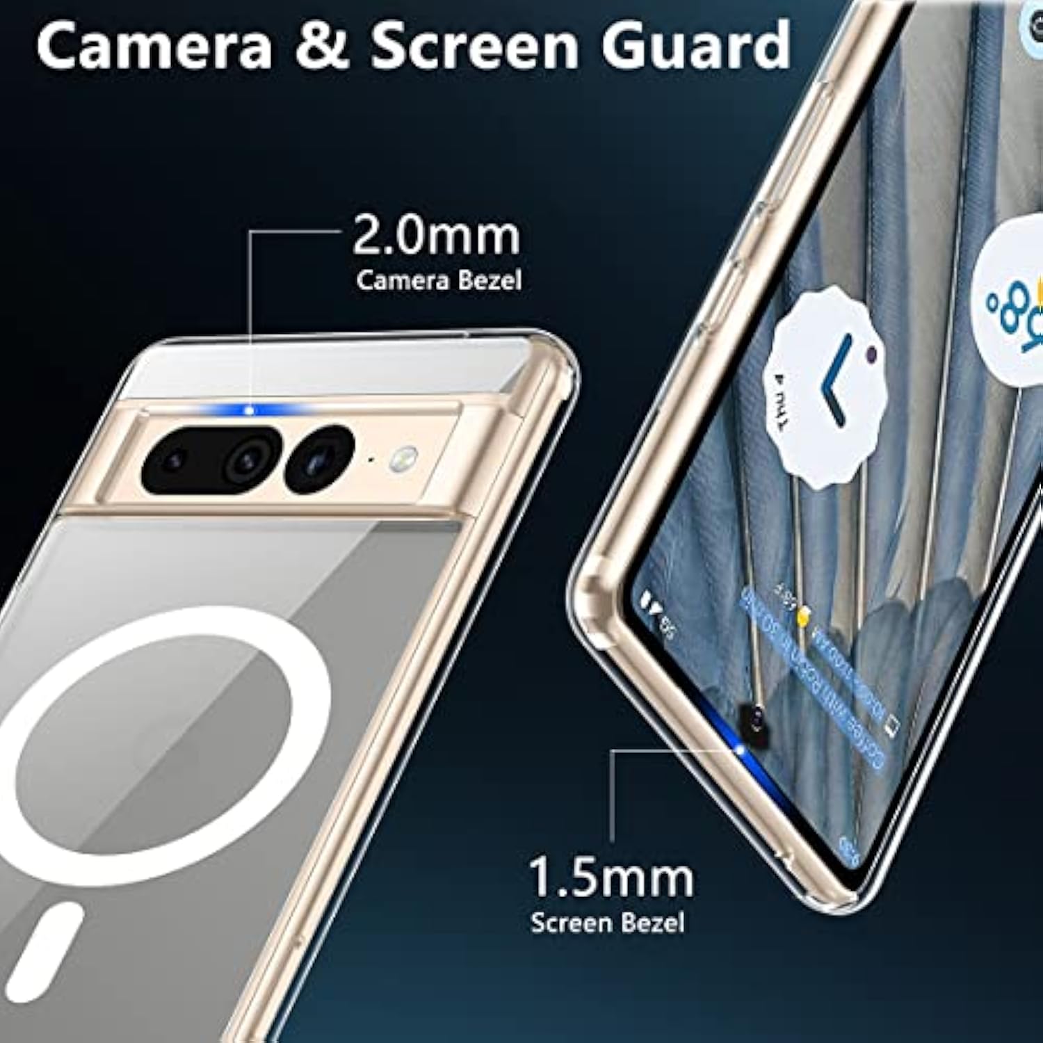 Slim Fit Shockproof Protective and Magnetic Case for Google Pixel 7 Pro