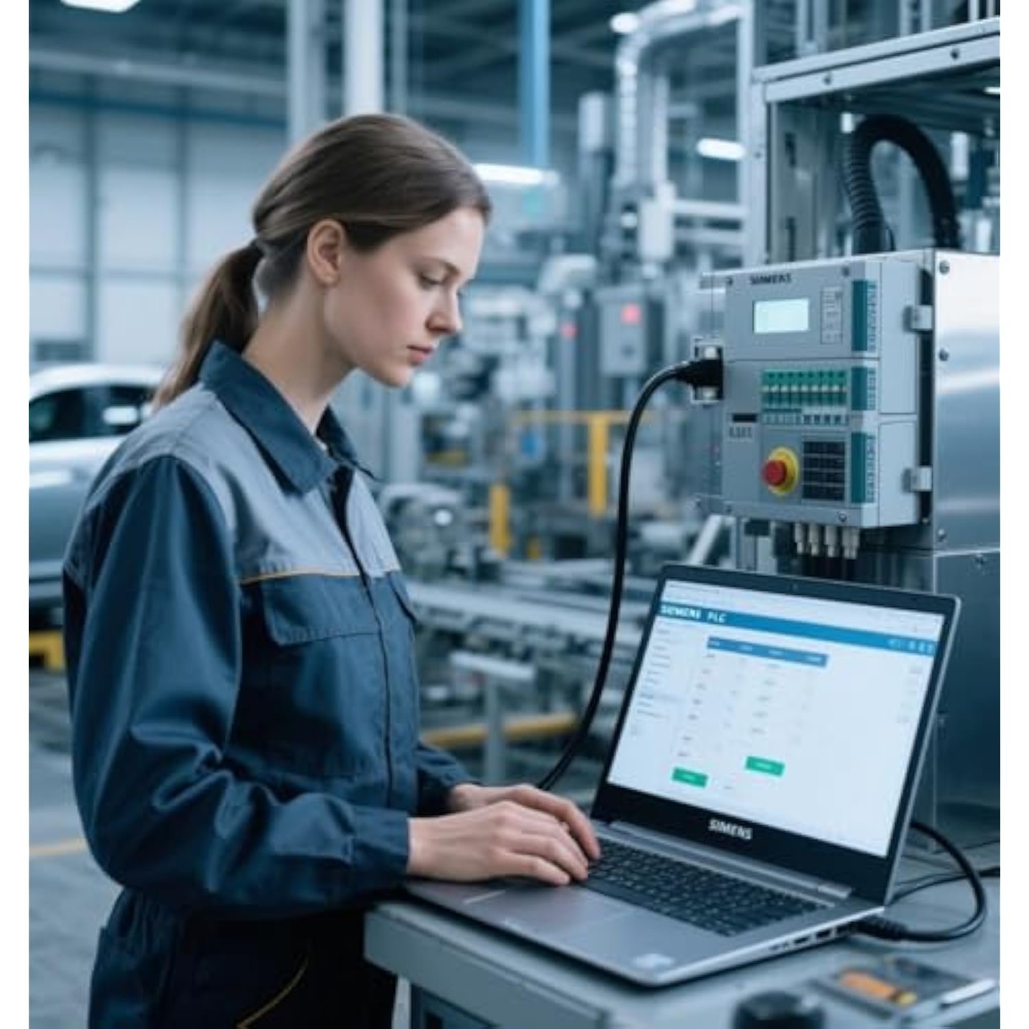 Usb Plc Programming Cable For Siemens Logo! Series, Isolated Interface, For 6Ed1057-1Aa01-0Ba0 Replacement. 8 Ft