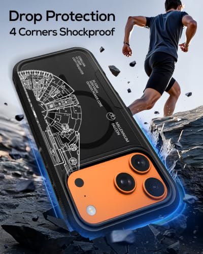 Heavy Duty for iPhone 17 Pro Max Case - Compatible with MagSafe Shockproof Protective Rugged Magnetic Men Military Grade Shock Drop Proof Phone Cover