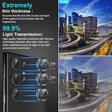 [5+5 Pack] For Samsung Galaxy S23 Ultra Camera Lens Protector 9H Tempered Glass Camera Screen Protector For S23 Ultra Accessories Aluminum Edge Lens Cover Hd Clear Case Friendly 2 Sets [Black]