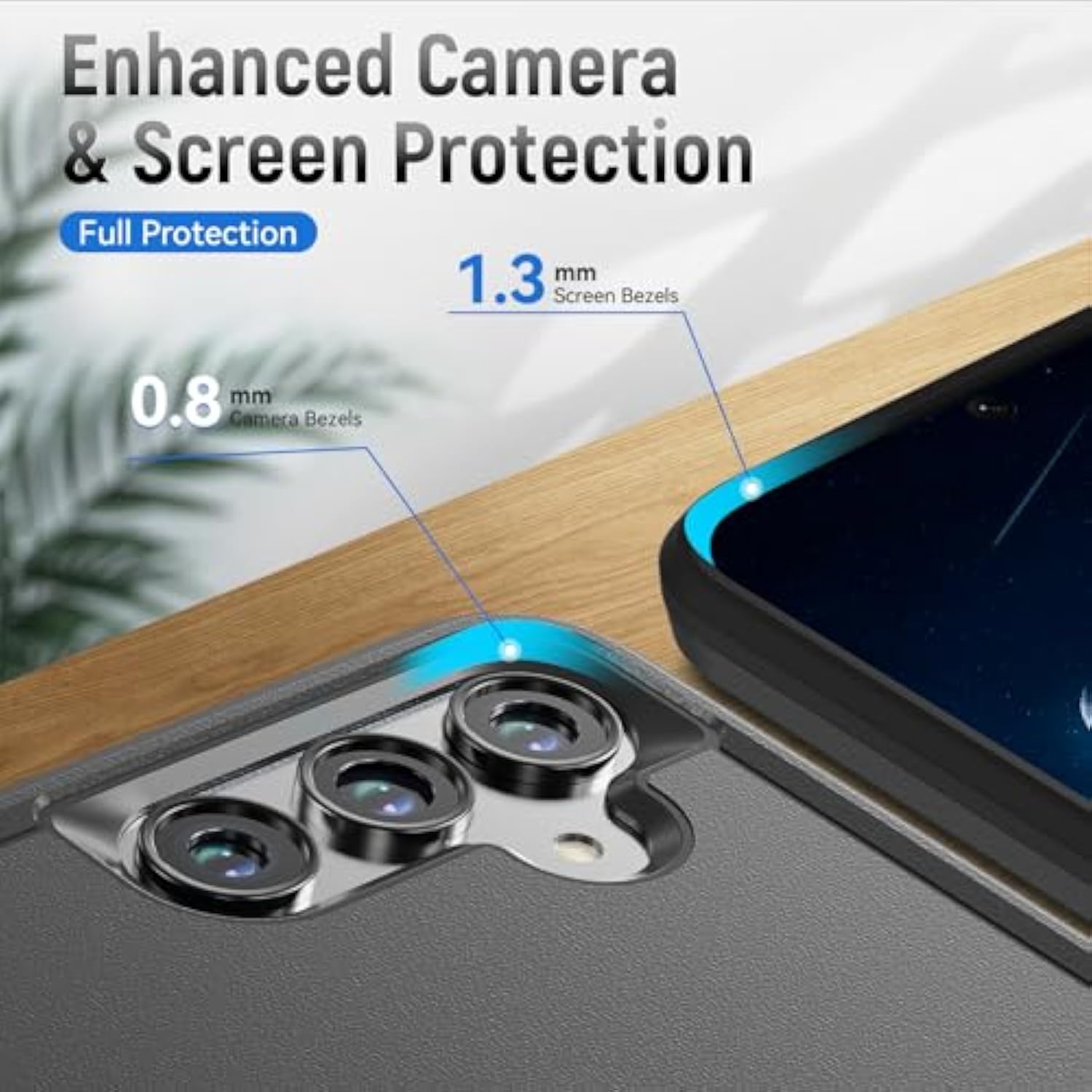 For Samsung Galaxy A35 5G Case,Galaxy A35 5G Case With Hd Screen Protector [Military Grade Drop Tested] Heavy-Duty Tough Rugged Shockproof Protective Case For Samsung A35 5G, Black