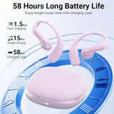 Open Ear Headphones Sport Ear-Buds,Wireless Earbuds Bluetooth Ear Buds in Ear Headphones with Earhooks, Stereo Deep Bass,Lightweight inear Earphones