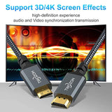 Mini Hdmi To Hdmi Cable 1Ft, Short High-Speed Hdmi To Mini Hdmi Braided Cord S