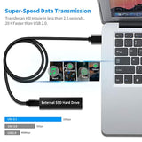Usb C Cable-3Ft, Usb C To Usb A 3.1 Gen 2 Cable, Type C 3A Fast Charge & 10Gbp