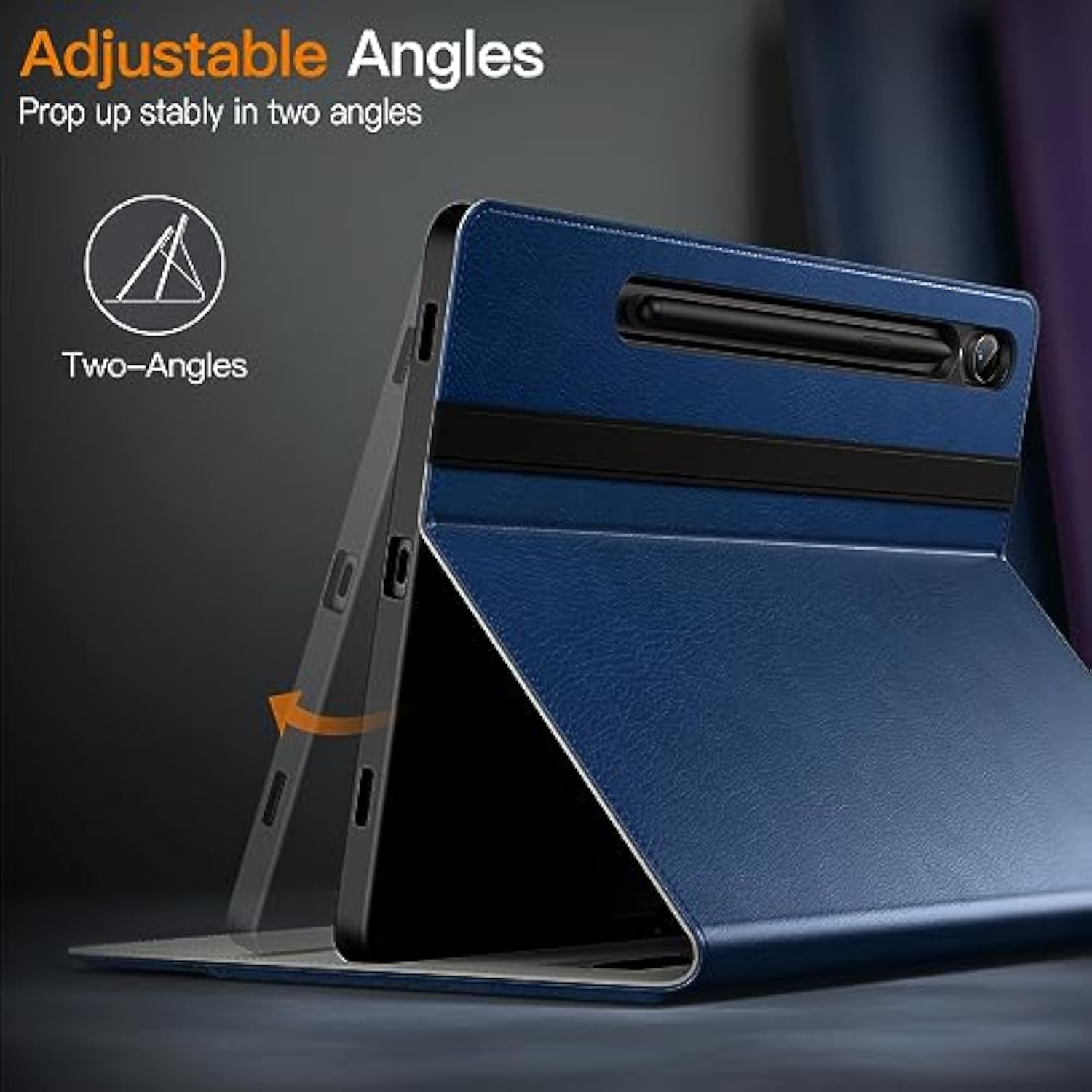 JETech Case for Samsung Galaxy Tab S9 11-Inch with S Pen Holder, PU Leather Bu