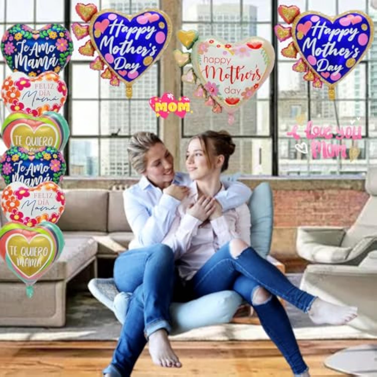 20Pcs Mothers Day Balloons, Mother'S Day Decorations, Happy Mothers Day Balloons For Happy Mother'S Day Party Decoration Supplies