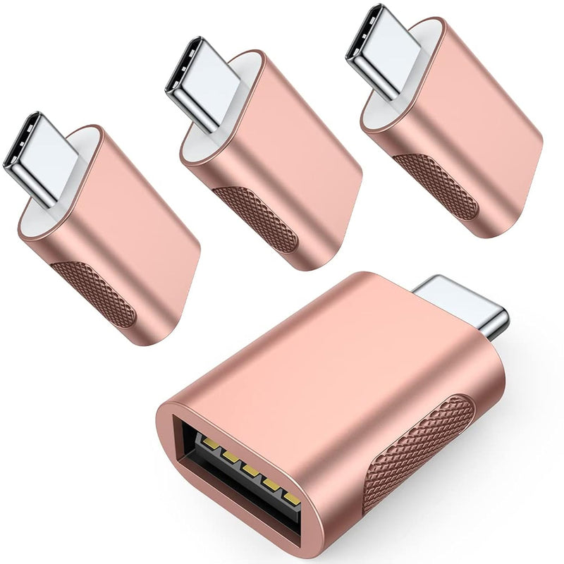 Upgrade 10Gbps Usb C To Usb 3.0 Otg Adapter (4 Pack), Usb Type C Male To Usb A