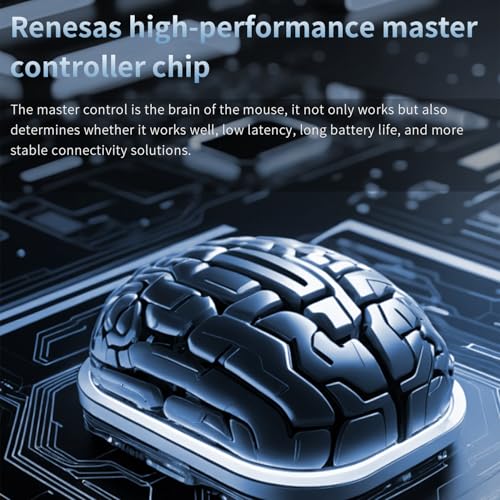 X6 Wireless Gaming Mouse,Two-Mode 8K/Usb-C Mouse Up To 26000Dpi,Paw3395 Optical Sensor Lightweight 46G,5 Programmable Button,500Mah Battery Life,Computer Mouse For Laptop,Pc,Mac(Black)