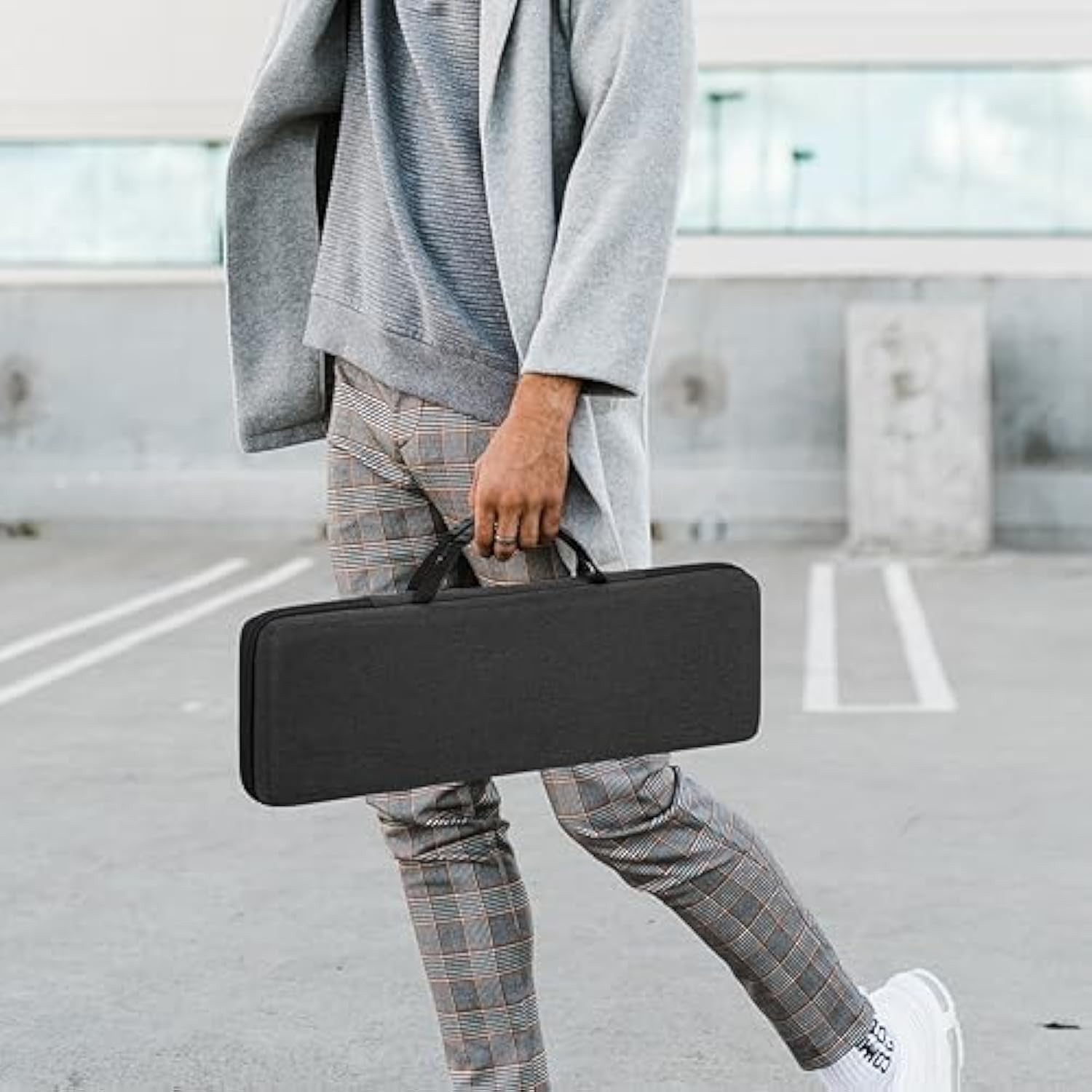 Geekria 65% Keyboard+Mouse Combo Case, Hard Shell Travel Carrying Bag for 68 K