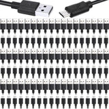 50 Pcs Micro Usb Cable Bulk, 3.3 Ft Fast Charging Cable 2A Black Cable Charge