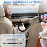 Usb To Usb C Coiled Cable Fast Charging For Iphone 16E/16/16 Pro/16 Pro Max/16 Plus/15/15 Pro/15 Pro Max/Plus,3Ft Retractable Car Charger Cord Android Auto For Samsung Galaxy A16 S25,Pixel 9 Pro Xl