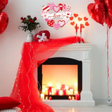 Paintable Valentines Ornaments 3 Sets, Wooden Valentines Ornaments To Paint, Unfinished Love Signs Wreaths Wood Crafts For Painting, Wooden Cutouts Diy Wood Crafts For Kids Adults Door Decor (Love