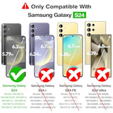 Purple Translucent Matte Samsung S24 Case