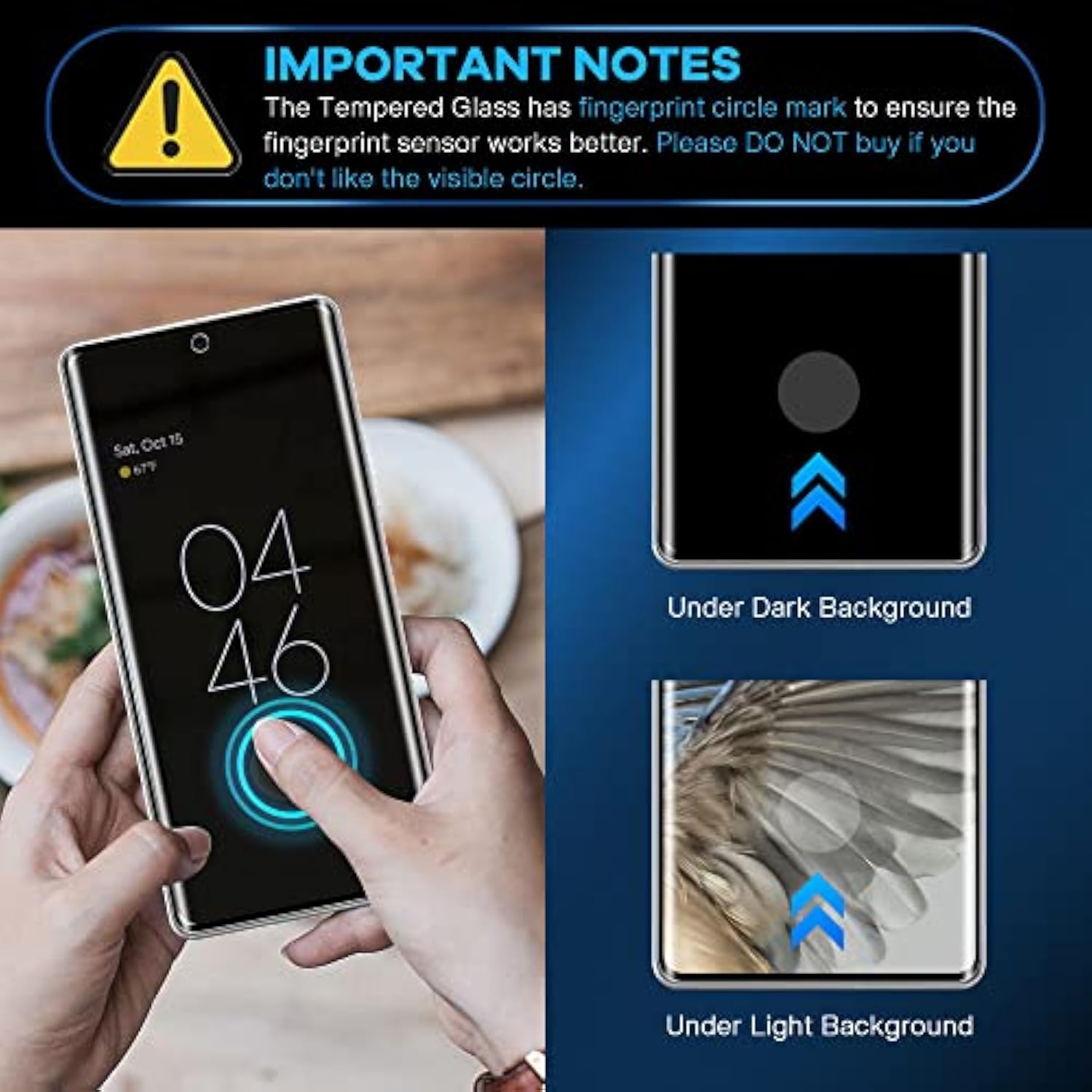 Fangtian 3-Pack 3D Curved Tempered Glass Screen Protector for Pixel 7 Pro 6.7"