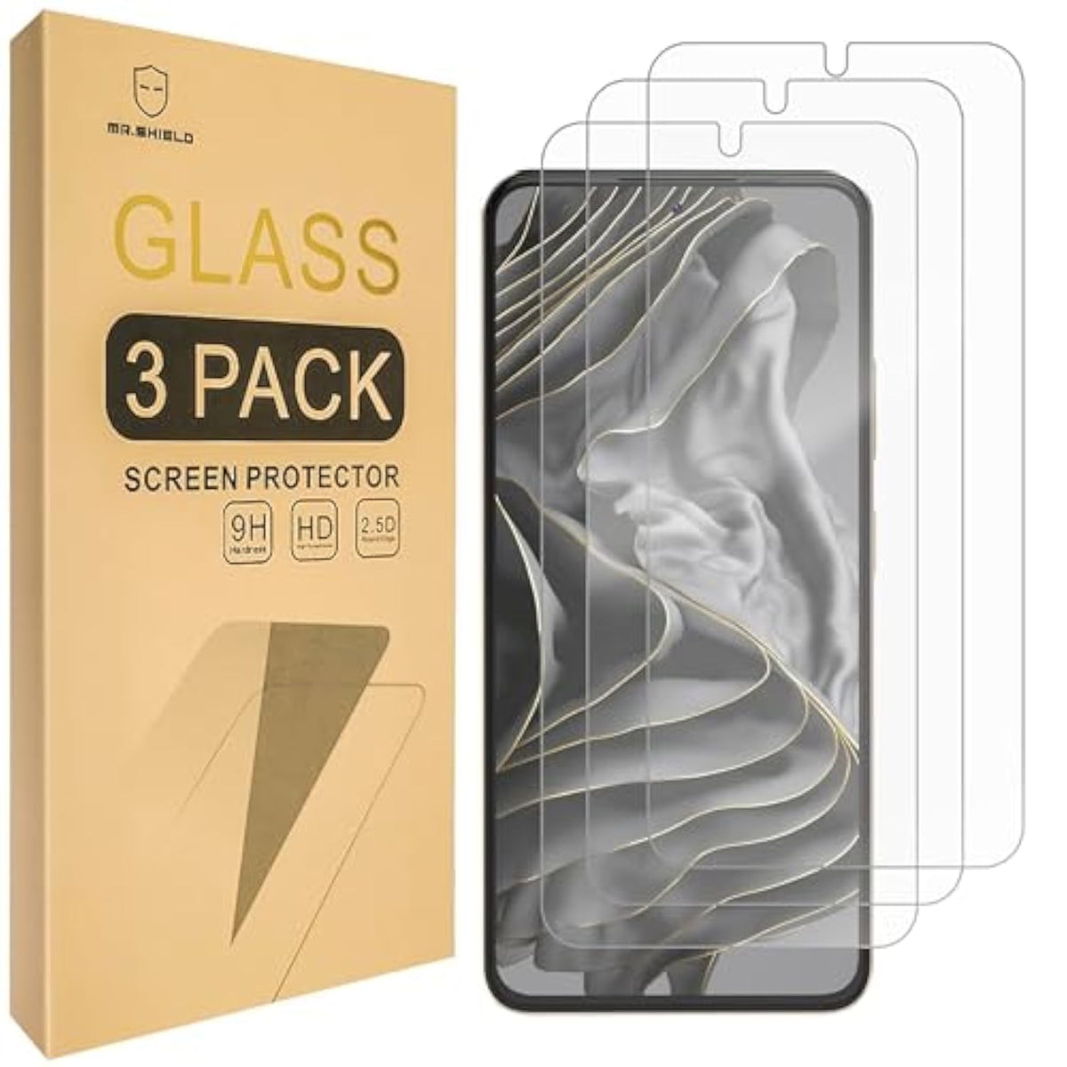 [3-Pack] Screen Protecter For Nuu A25 [Tempered Glass] [Japan Glass With 9H Hardness] Screen Protector