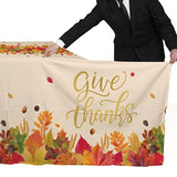 Fall Thanksgiving Party Supplies, Disposable Tablecloth, Plastic Table Cover For Autumn Party Decorations And Thanksgiving Party Decorations, 3 Pack, 54”X108”