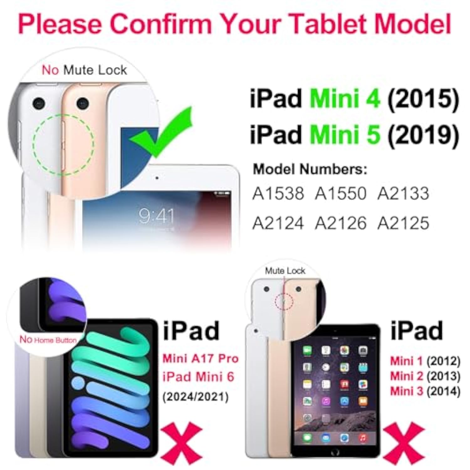 Case For Ipad Mini 5/4,Rugged Protective Case With Pencil Holder,360°Swivel Stand,Drop-Proof Case For Ipad Mini 5Th/4Th Generation 7.9 Inch For Kids,Girls-Cheerypink