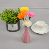 30 Pcs Artificial Marigold Flower Heads Fake Diwali Flowers Halloween Faux Flowers Silk Marigolds With Stems Day Of The Dead Decorations Pink