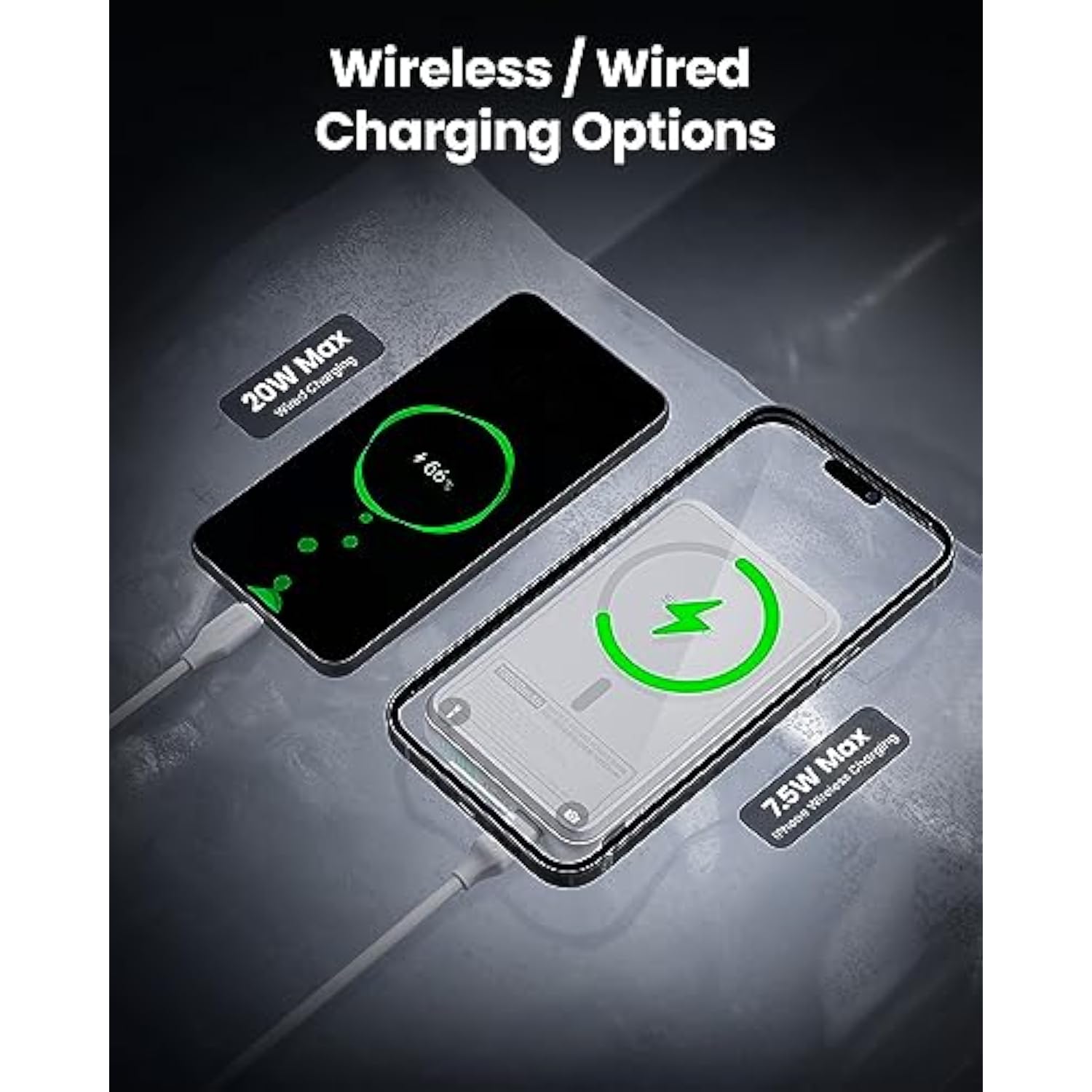 Icemag Magnetic Power Bank, World'S First 10000Mah Battery Pack With Active Cooling For Magsafe, Transparent Portable Charger With 20W Usb-C Input/Output For Iphone16/15 Pro Max/ 14 Pro Max