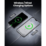 Icemag Magnetic Power Bank, World'S First 10000Mah Battery Pack With Active Cooling For Magsafe, Transparent Portable Charger With 20W Usb-C Input/Output For Iphone16/15 Pro Max/ 14 Pro Max