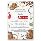 Wild West Cowboy Birthday Decorations, Cowboy Party Celebration, Cowboy Invitations For Birthday. (087)