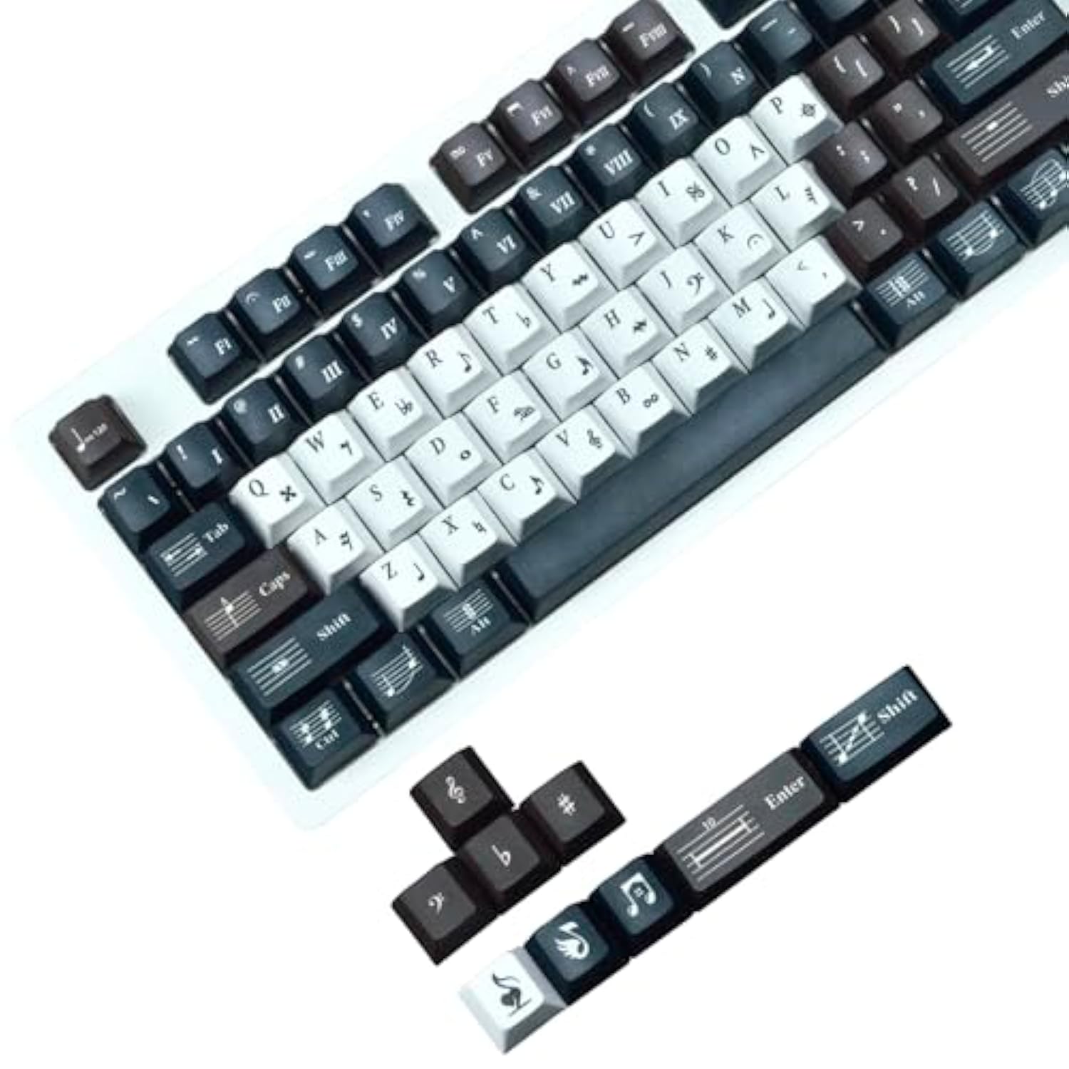 Poker Keycaps, Keyboard Keycaps,Pbt Cherry Profile For Cherry Mx Gateron Kailh