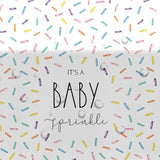 Sprinkle Baby Shower Decorations Tablecloth For Boys Girls - 3 Pack Disposable Rainbow Confetti Theme It'S A Baby Sprinkle Party Table Cover Supplies, 86In X 55In