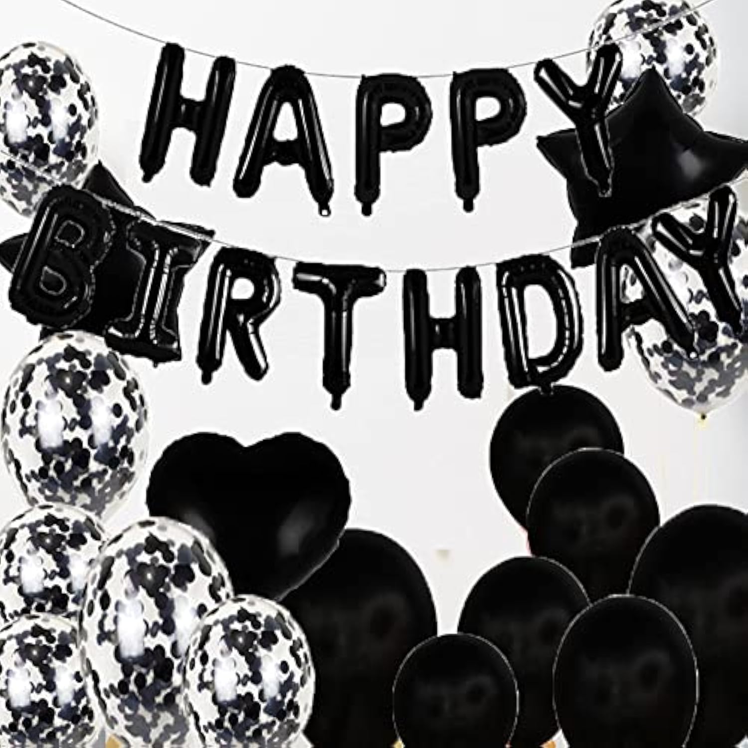 Sweet 32Th Birthday Decorations Party Supplies,Black Number 32 Balloons,32Th Foil Mylar Balloons Latex Balloon Decoration,Great 32Th Birthday For Girls,Women,Men,Photo Props