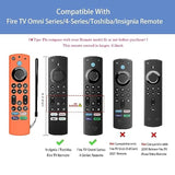Silicone Fire TV Remote Case for Omni & 4-Series Shockproof Orange