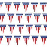 Usa Flag Pennant Banner | 100’ Ft. Long American String Flags | 18” Inch Tall Triangle Flag Decorations Usa Party | Stars And Stripes Bunting Garland | 4Th Of July Patriotic Decoration |