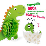 12 Pieces Dinosaur Party Honeycomb Centerpieces Table Decorations, Dinosaur Birthday Party Supplies Paper Center Piece Table Topper For Kids Boys T-Rex Theme Party Baby Shower Decor