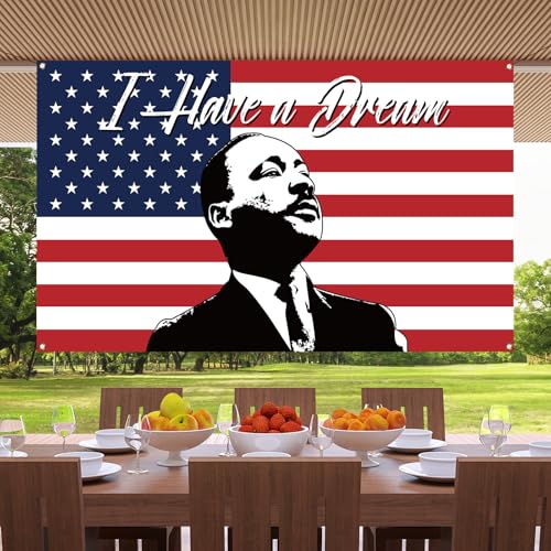 I Have A Dream Photo Booth Backdrop Martin Luther King Jr Day Decorations MLK Inspiration School Classroom Bulletin Board Decor