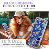 Clear Glitter For Samsung Galaxy S25 Plus Case 6.7 Inch, Shockproof Thin Flower Slim Cute Crystal Lace Bling Women Hard Back Soft Tpu Bumper Protective Cover For Samsung S25 Plus Mandala Henna