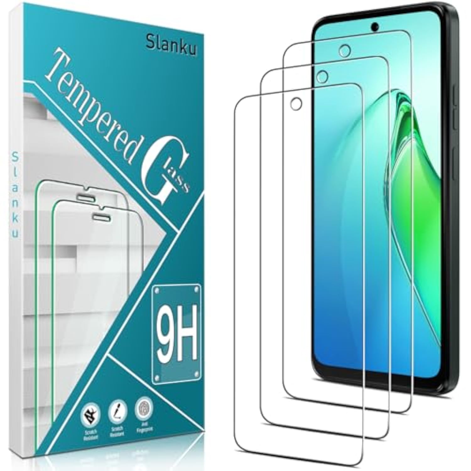 (3 Pack For Motorola Moto G 5G 2025 Screen Protector, 9H Tempered Glass, Touch Sensitivity, Scratch Resistant, Case Friendly