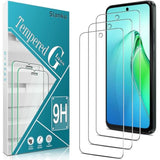 (3 Pack For Motorola Moto G 5G 2025 Screen Protector, 9H Tempered Glass, Touch Sensitivity, Scratch Resistant, Case Friendly