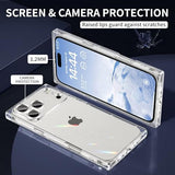 Case Compatible with iPhone 17 Pro Max Clear Case,Camera Protection,Reinforced Corners TPU Slim Shockproof Case Cover for Women Girls 6.9 inch-Clear